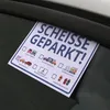 Notizzettel Scheisse Geparkt Comic Edition 50er Set für Produktbild-Vorschau 7