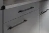 Close-up view of kitchen cabinets with handles. Produktbild-Vorschau