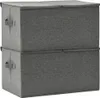 vidaXL Úložné boxy 2 ks látka 50x30x25 cm antracit Náhľad obrázku produktu 6