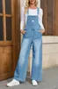 Damen-Jeans-Latzhose – Verstellbare Schulterträger, weites Produktbild-Vorschau 2