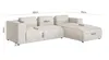 S-STYLE MÖBEL - Modernes Ecksofa Bello aus Beige Cord mit Produktbild-Vorschau 4