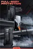 A marketing image showcasing a phone case with its components and features. Náhled obrázku produktu