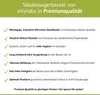 Marketing text and bullet points about vacuum cleaner bags. Produktbild-Vorschau