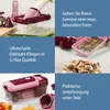 Collage of images showcasing a kitchen gadget with text descriptions. Anteprima dell’immagine prodotto