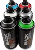Sprühlack | Montana BLACK Mini | 6 Farben Set | 6x150ml Produktbild-Vorschau 2
