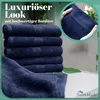 Frottier Handtücher 8er Pack 50x100cm, 100% Baumwolle, Navy Produktbild-Vorschau 6