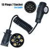 CCLIFE 2,0 m, adaptateur 13 broches vers 7 broches, câble Voir les images du produit 2