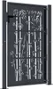 vidaXL Gartentor Anthrazit 100x125 cm Stahl Bambus-Design Produktbild-Vorschau 4