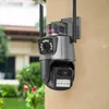 Überwachungskameras, 340°-WLAN-Dual-Kamera, 90° Produktbild-Vorschau 2