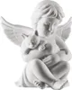 Rosenthal Engel mittel weiss matt Engel mit Katze 10 cm Produktbild-Vorschau 3