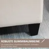 HOMCOM Sitzbank Polsterbank mit Stauraum leinenartiges Produktbild-Vorschau 5