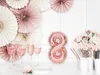 Folienballon Zahl "8" 35cm Roségold 1 Stk. Produktbild-Vorschau 10