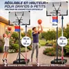 SPORTANA® Panier de Basket Extérieur sur Pied Réglable Voir les images du produit 3