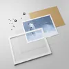 Gerahmtes Poster - Weißer Rahmen - Weiß Wolf Schnee - Produktbild-Vorschau 4