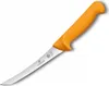 A single kitchen knife with an orange handle and a silver blade is shown against a white background. Produktbild-Vorschau