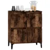 vidaXL Sideboard Räuchereiche 60x35x70 cm Holzwerkstoff Produktbild-Vorschau 4