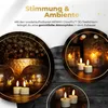 KENN® GlowPro™ Wiederaufladbare LED-Teelichter – 12er-Set – Produktbild-Vorschau 2