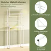 COSTWAY 3-stöckiges Toilettenregal, Waschmaschinenregal mit Produktbild-Vorschau 3