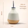 Friendly Fox 2 Stück Keramik Flasche Essig und Ölflaschen Produktbild-Vorschau 5