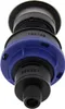 A close-up, low-angle shot of a plumbing component with a blue ring. Podgląd zdjęcia produktu