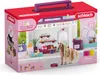 The image shows the packaging of a Schleich Horse Club toy set, depicting a horse grooming salon. Produktbild-Vorschau