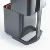 A close-up view of the bottom section of a multi-compartment waste bin. Podgląd zdjęcia produktu