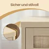 Kuchyňská skříňka VASAGLE ve stylu boho, dvířka s ratanovým Náhled obrázku produktu 6