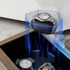 Nawijarka do zegarków Olvy na 3 zegarki, oświetlenie LED, Podgląd zdjęcia produktu 2