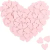 com-four® 200x Mini-Herz als Streudeko - rosa Holz-Herzen Produktbild-Vorschau 1