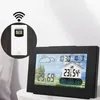 Funk Wetterstation mit LCD Farbdisplay + Außensensor Innen Produktbild-Vorschau 1