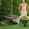 Outsunny Metallschuppen für Rasenmähroboter, Garage, Produktbild-Vorschau 2