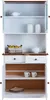 Buffetschrank Westerland schmal - weiß/braun Produktbild-Vorschau 10
