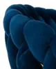 Geflochtener Stuhl ROSA GOLD in Marineblau mit goldenen Produktbild-Vorschau 14
