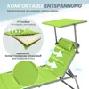 Sonnenliege klappbar – Gartenliege aus Aluminium mit Produktbild-Vorschau 3