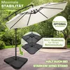 tillvex Sonnenschirm Beige Ø 300 cm Ampelschirm Produktbild-Vorschau 8