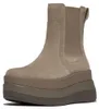 Fitflop F-mode Stack Suede Chelsea Stiefeletten  EU 39 Frau Produktbild-Vorschau 1