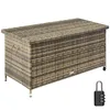 tectake® Auflagenbox Kiruna 121 x 56 x 60 cm Produktbild-Vorschau 1