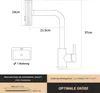 Diagram showing dimensions and installation details for a kitchen faucet. Náhled obrázku produktu