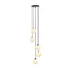 HOME DELUXE Szklana lampa wisząca SUNA Biała - 5 świateł | Podgląd zdjęcia produktu 1