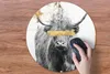 MuchoWow® Mauspad Mousepad Schottischer Highlander - Gold - Produktbild-Vorschau 3