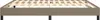 vidaXL Łóżko z materacem sprężynowym taupe 160x200 cm - Podgląd zdjęcia produktu 5