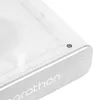 A close-up view of the corner of a white and silver device, showing a textured filter and the brand name 'Marathon' printed on the side. Anteprima dell’immagine prodotto