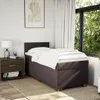 Möbel Boxspringbett mit Matratze Dunkelbraun 90x200 cm Produktbild-Vorschau 4