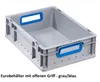 allit Transportbehälter ProfiPlus EuroBox 412, grau/blau Produktbild-Vorschau 13