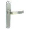 A single door handle with a long plate, shown against a white background. Produktbild-Vorschau