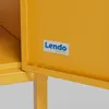 Lendo Online Sideboard Metal 80x40x100 cm Giallo Anteprima dell’immagine prodotto 8