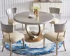 Design Rund Tisch 4x Stühle Ess Zimmer Sitz Runde Tische Produktbild-Vorschau 1
