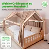 Hausbetthimmel Baumwoll Musselin Betthimmel Kinder Hausbett Produktbild-Vorschau 4