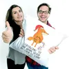 Mr. & Mrs. Panda Polsterkissen Fuchs Weihnachten - Weiß - Produktbild-Vorschau 4