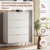 CDGlobal Kommode mit 4 Schubladen aus Stoff, Produktbild-Vorschau 5